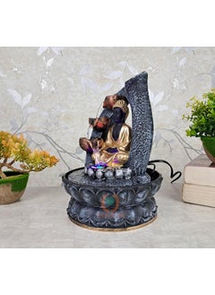 MERUPAM MERUPAM Buddha Tabletop Waterfall Fountain Meditation Relaxing Indoor Decoration Zen Fountain for Home Office Bedroom Decor  - Image 3