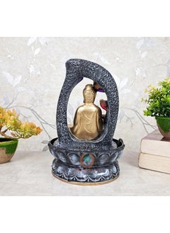 MERUPAM MERUPAM Buddha Tabletop Waterfall Fountain Meditation Relaxing Indoor Decoration Zen Fountain for Home Office Bedroom Decor  - Image 4
