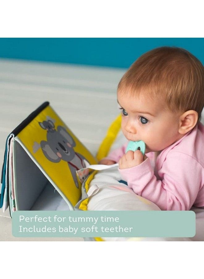 Taf Toys Koala Infant Tummytime High Contrast Soft Crinkle Activity Book With Huge Baby Safe Mirror 3D Activities Textures And A Soft Baby Teether  - Image 3