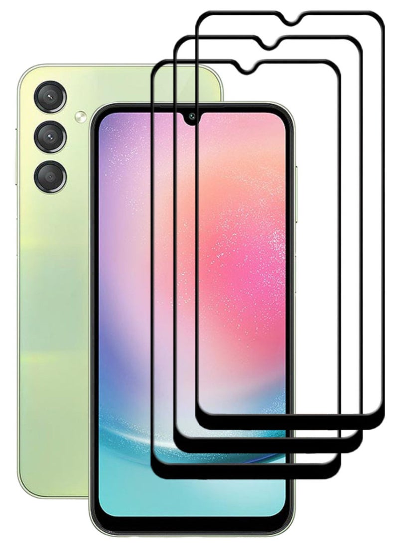 أكاليكس 3 قطع، حماية شاشة، لهاتف سامسونج جالاكسي A24 4G، جودة ممتازة. - Image 1