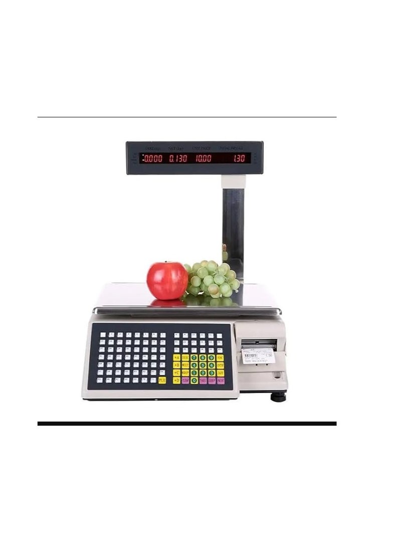 Terabyte 58mm x 39mm Thermal Label Sticker 800 Labels per Roll - 5 Rolls Grocery Scale - Weighing Scale - Vegetable Scale - Image 3