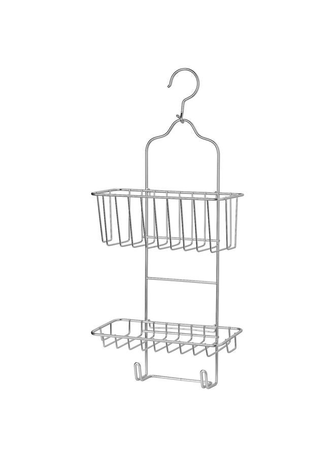 erorex Shower Hanger, Two Tiers, Zinc Plated, 24X53 Cm - Image 1