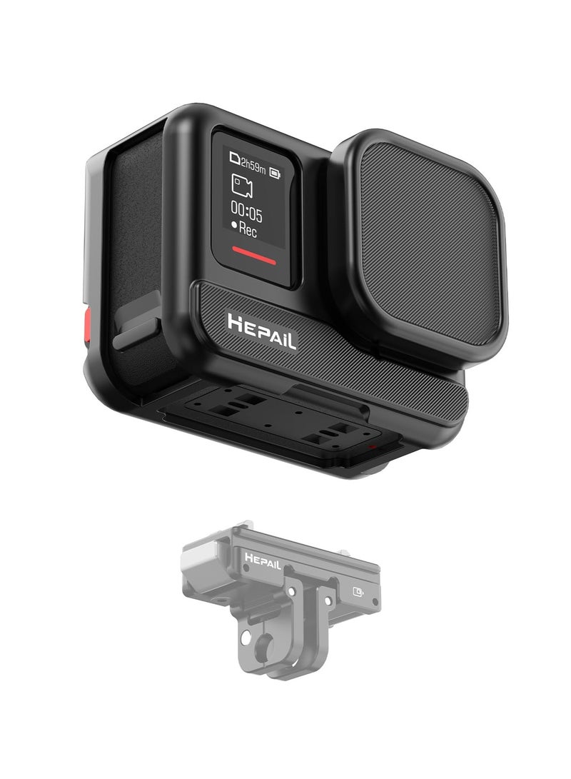 SYOSI واقي شاشة عدسة SYOSI لعدسة Insta360 Ace Pro + غطاء عدسة + حبل لـ Insta360 Ace Pro باللون الأسود - Image 3