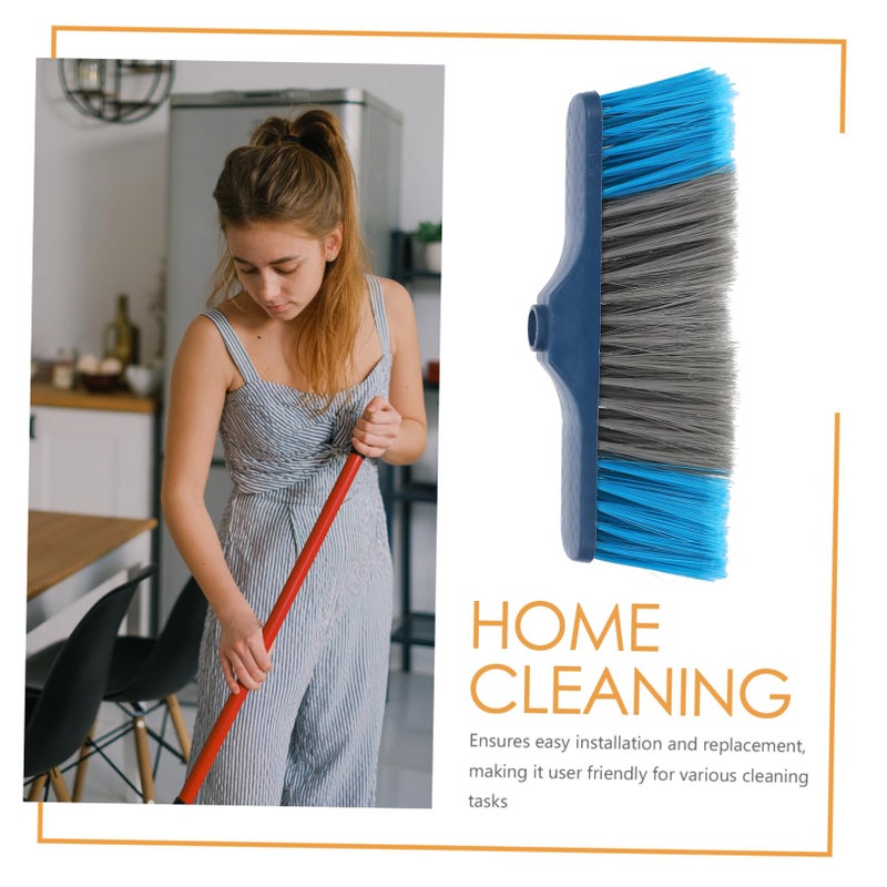 Soft Bristle Broom Head Replacement for Indoor Cleaning Easy Detachable Design - Image 4