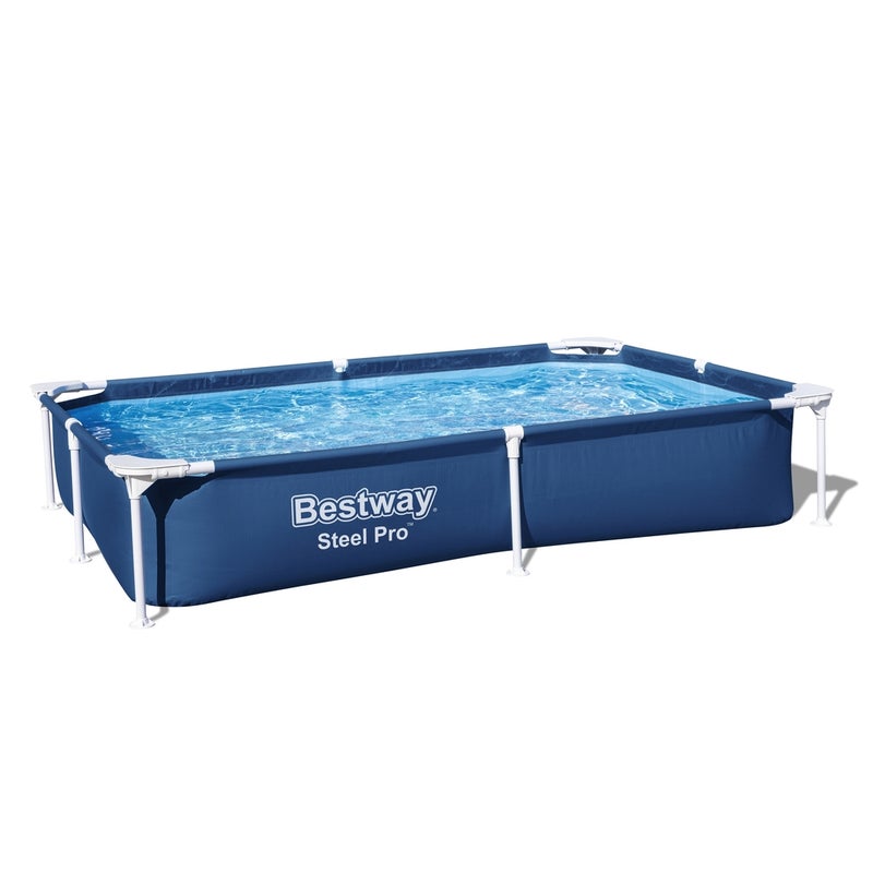 Bestway - Steel Pro Rectangular Frame Pool 221 x 150 x 43 cm 1200 L - 56401 - Image 1
