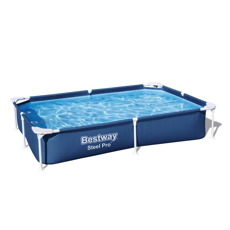 Bestway - Steel Pro Rectangular Frame Pool 221 x 150 x 43 cm 1200 L - 56401 - Image 4