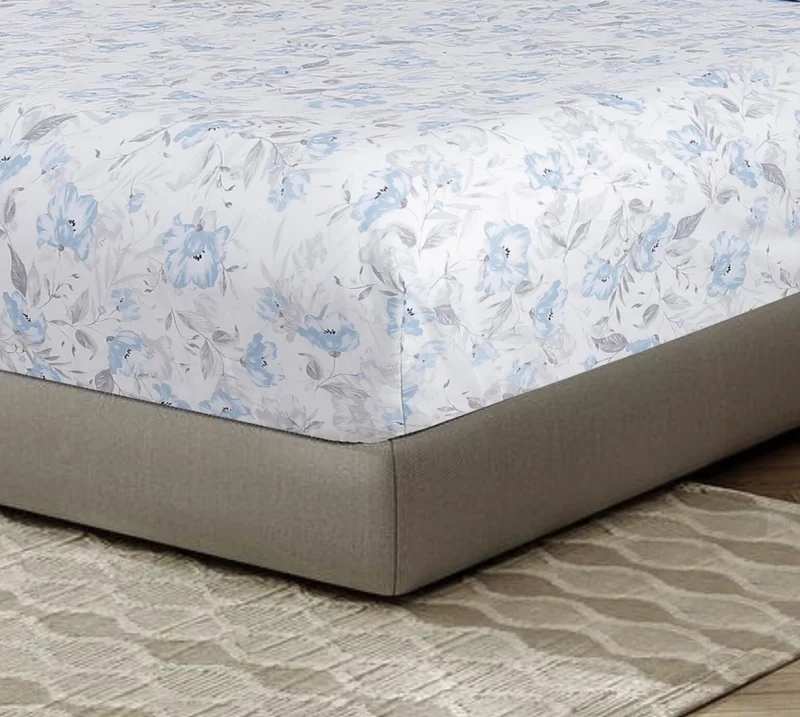 DWELL 200 Thread Count Printed Casey Fitted Sheet Set