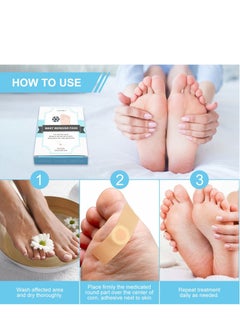 Elaimei 24 Pieces Corn Stickers Foot Stickers Painless To Wart Calluses Foot Calluses  - Image 3