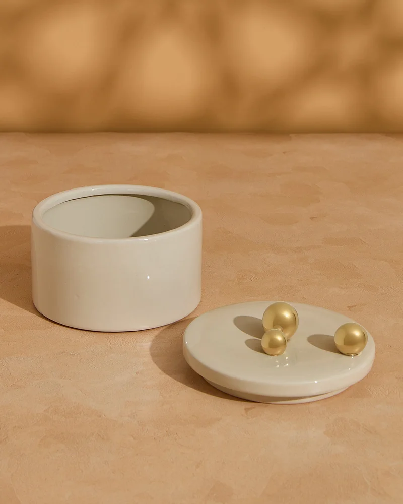 REDTAG Beige Aria Trinket Box