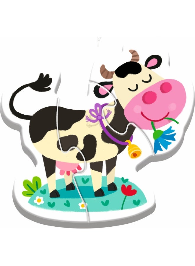 Trefl - Babies & The Bear Farm Animals (2+3+4+5) Pieces - 36127 - Image 1