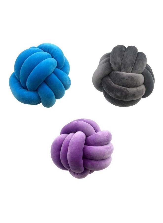 Playlearn USA Playlearn 10” Lilac Cuddle Ball Sensory Pillow - Plush Toy Hugging Pillow - Calming Stress Relief Toy For Kids  - Image 5