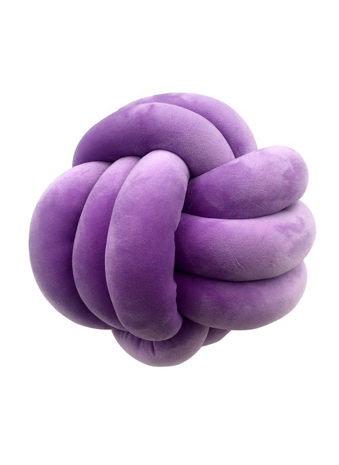 Playlearn USA Playlearn 10” Lilac Cuddle Ball Sensory Pillow - Plush Toy Hugging Pillow - Calming Stress Relief Toy For Kids  - Image 2