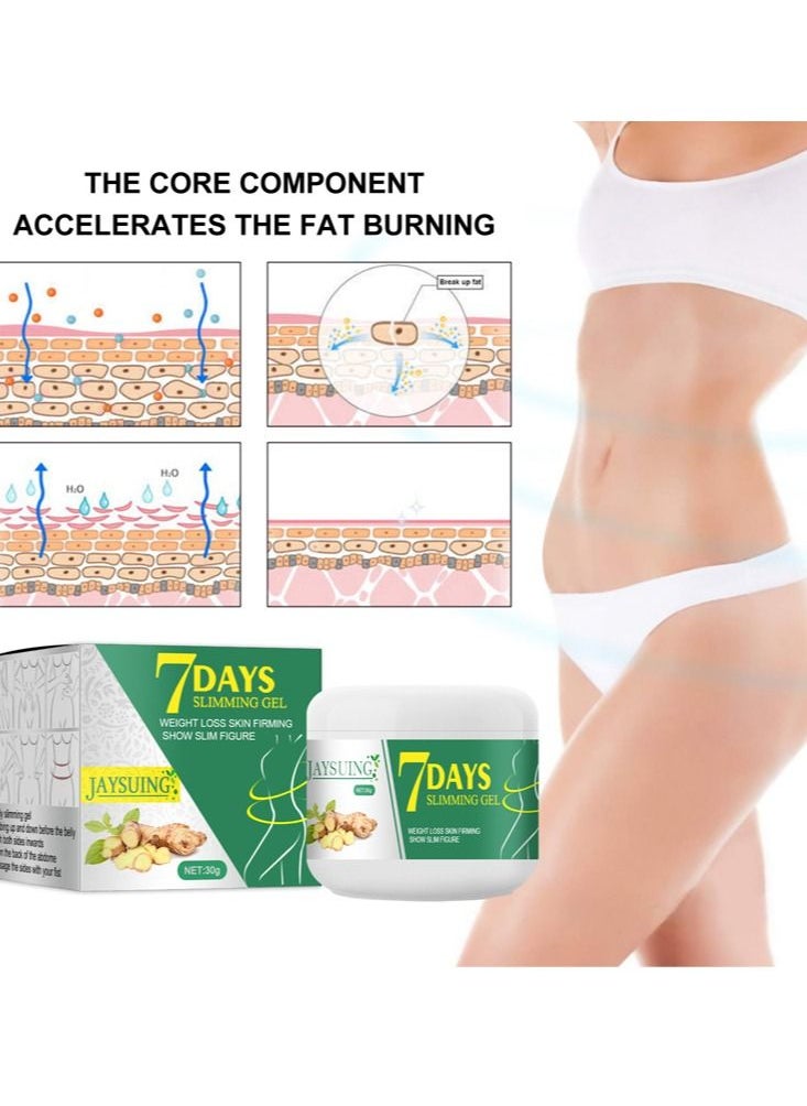 Jaysuing - 7 Days Slimming Gel 30g Fat Burning Cream - Image 1