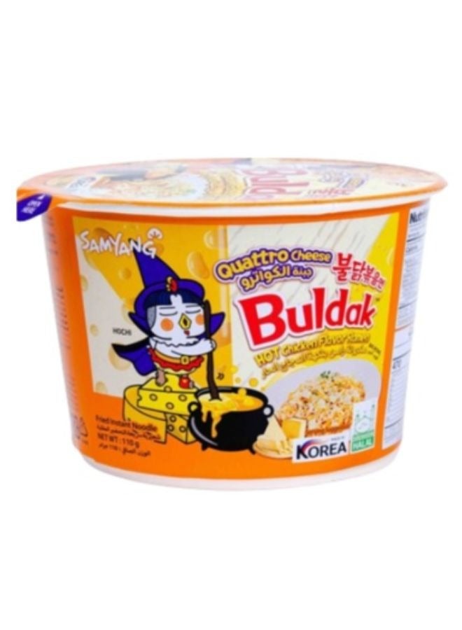 ساميانغ بولداك رامين بجبن الكواترو وعاء كبير 110جم - Image 1