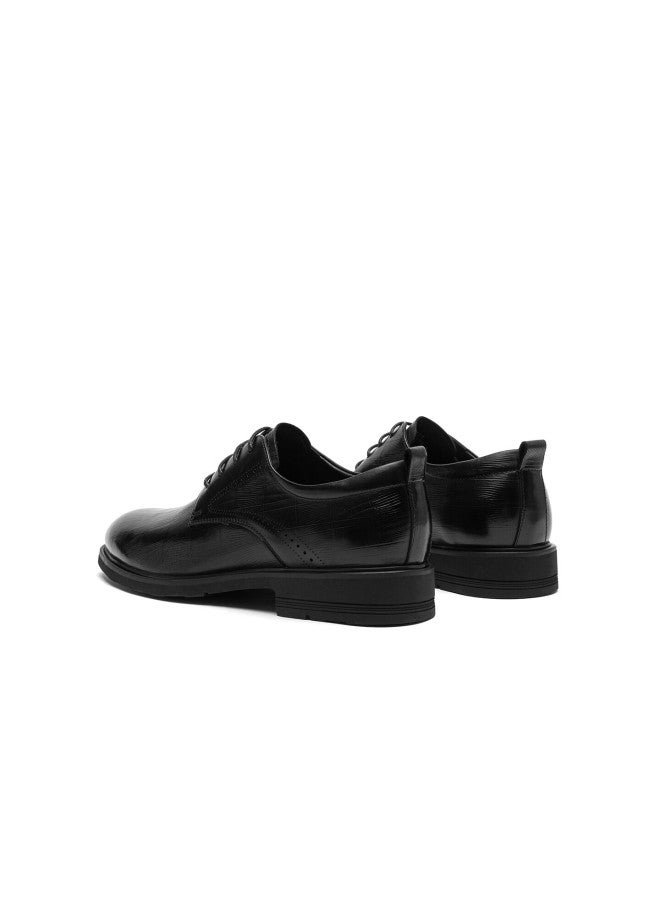 Red Dragonfly Men's Leather Shoes, Fall 2025 New High-end Business Commute Formal Shoes, Wedding Groom Shoes For Men, Wta35022 Black Size 44 - Image 3
