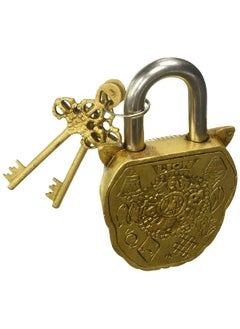 Purpledip Brass Padlock 'Lion King': Antique Design Door Lock (10004) - pzsku/Z16F364CBEAF479C93B82Z/45/_/1740119471/3a82d428-86d3-42f9-a9d8-55da26f6bc37