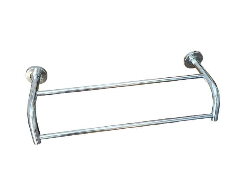 Proniks Stainless Steel Folding Towel Rack for Bathroom/Towel Stand/Tower Holder/Towel Hanger (Double Towel Rod Size : 18" 24" 30" 36") (PRM-18) Combo Pack (36) - Image 2