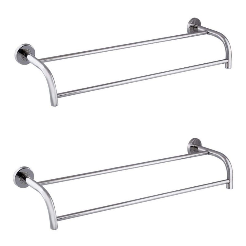 Proniks Stainless Steel Folding Towel Rack for Bathroom/Towel Stand/Tower Holder/Towel Hanger (Double Towel Rod Size : 18" 24" 30" 36") (PRM-18) Combo Pack (36) - Image 1