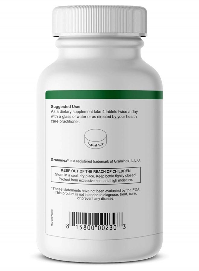 GRAMINEX Wheatgrass Tablets - Natural Immunity, Anti-Aging Support, Boosts Energy, Wellness - Amino Acids, Vitamins, Minerals, Antioxidants Greens Superfood Supplement - 240 Non-GMO Tabs - Image 3