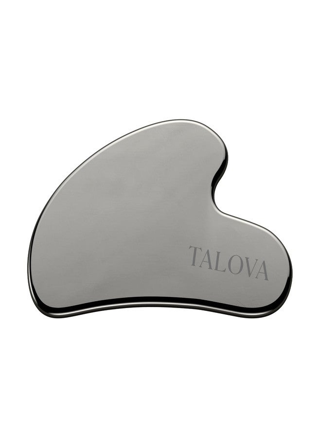 TALOVA - 304-Grade Stainless Steel Gua Sha Facial Tool, Easing Facial Tension, Massage and Sculpting Tool for Face and Body, Encourage Lymphatic Drainage, Jawline Sculptor, Skin Care Gift - Image 1