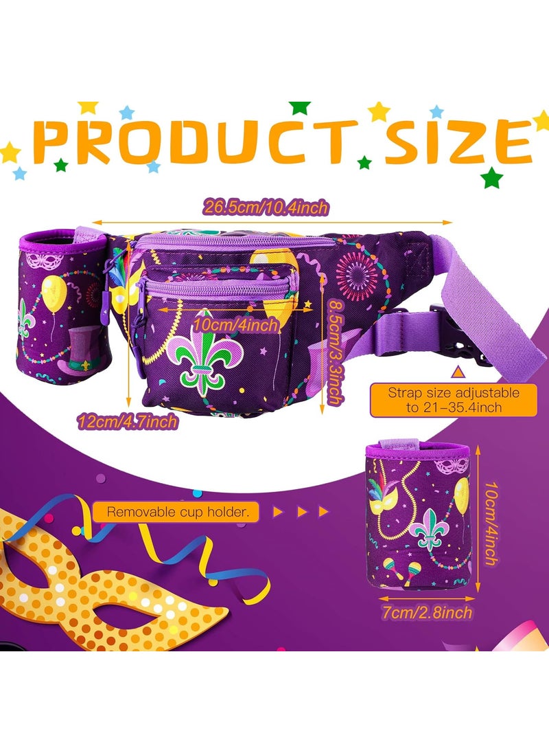 Reginary Reginary Fanny Pack with Drink Holder Waist Bag for Men Women Waist Pack Festival Holiday Summer Party Favor AccessoriesClown  - Image 2