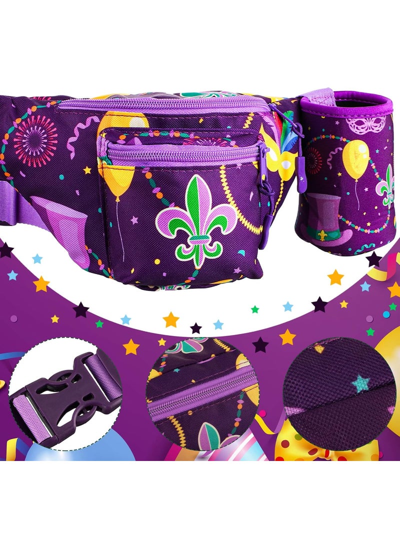 Reginary Reginary Fanny Pack with Drink Holder Waist Bag for Men Women Waist Pack Festival Holiday Summer Party Favor AccessoriesClown  - Image 3