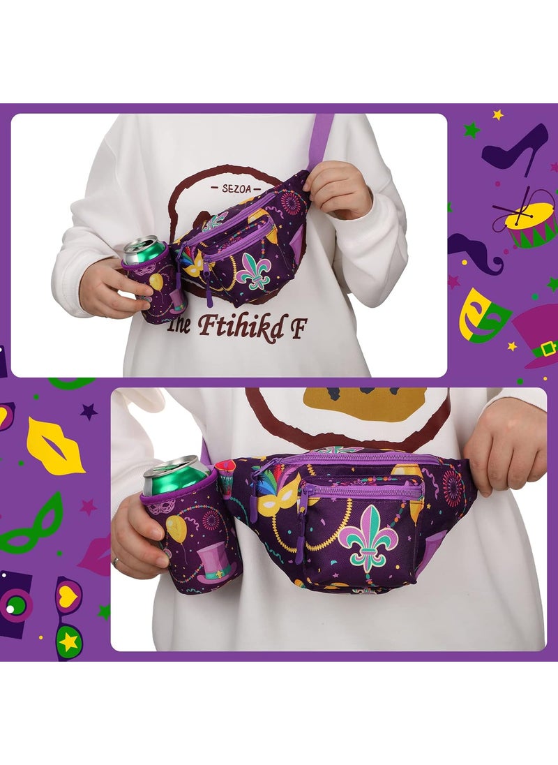 Reginary Reginary Fanny Pack with Drink Holder Waist Bag for Men Women Waist Pack Festival Holiday Summer Party Favor AccessoriesClown  - Image 5