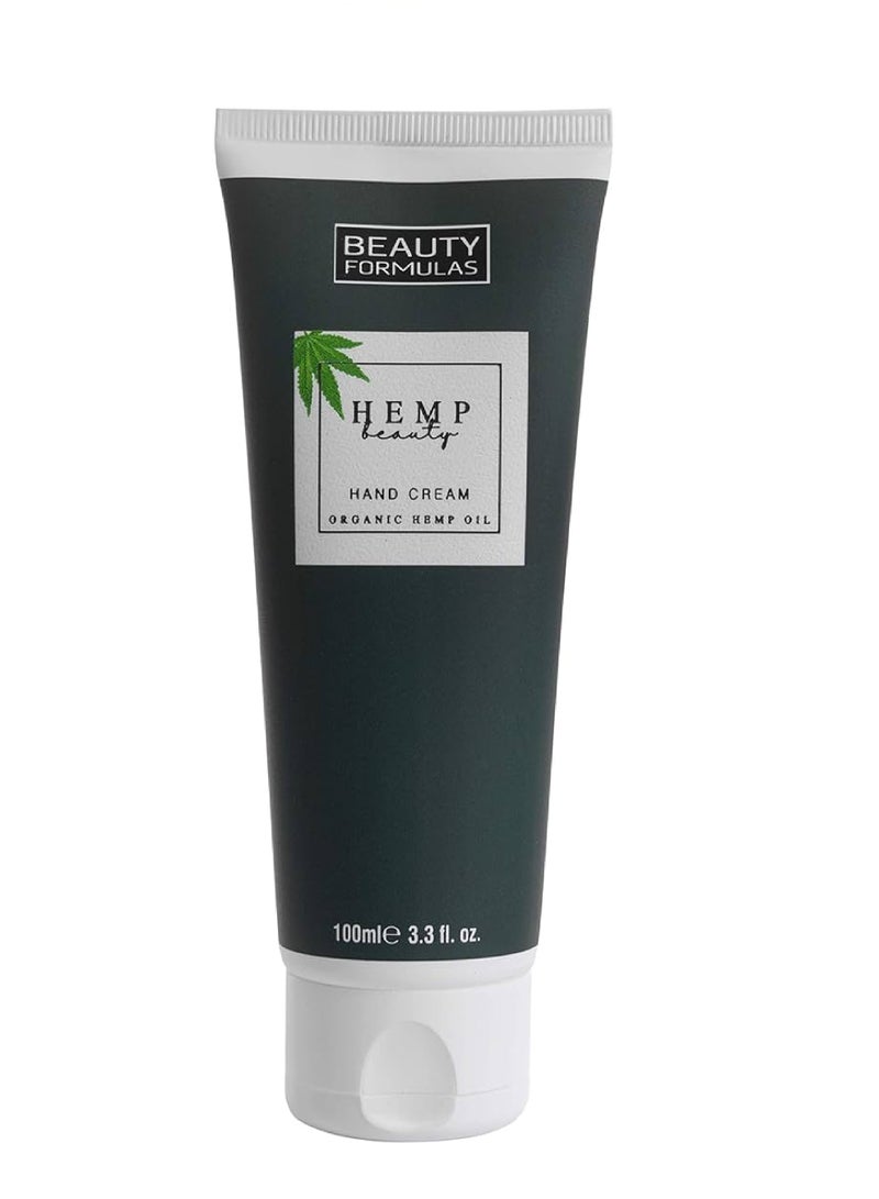 BEAUTY FORMULAS كريم اليدين بزيت القنب من بيوتي فورمولا 100 مل