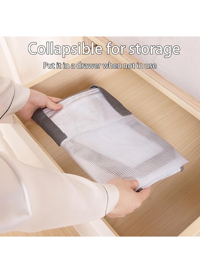 DUNISO 2 Pcs Clear Moving Bag, Storage Bags with Zipper Handle, Closet Storage Containers, Space-Saving，Sturdy and Durable，for Quilts, Blankets, Duvet，60*50*25cm - Image 4