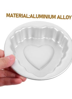 KASTWAVE 5pcs Cake pan, Cake Baking Mold Pudding Mold, Small Cake Mold Cake Tins for Baking Tart molds for Baking Metal Cake Tin Cake Mould Mini Tart pan Baking Molds Aluminum Alloy Caramel  - Image 2
