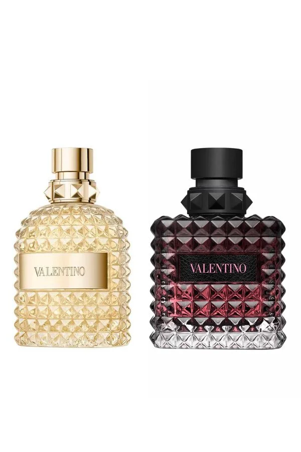 VALENTINO Born in Roma The Gold Uomo 100ml + Donna Intense 50ml Duo, Savings 20%