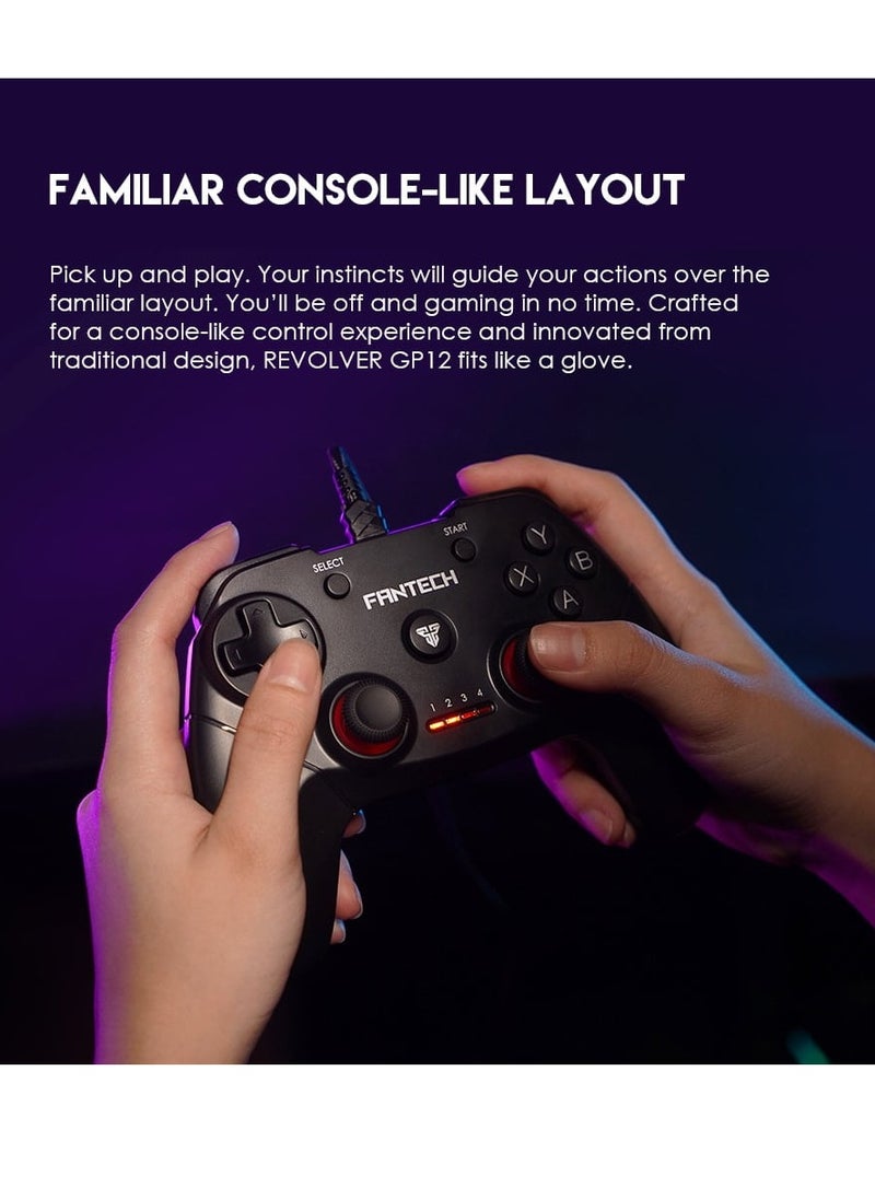FANTECH - GP12 Revolver USB Gaming Controller – PC / PS3 - Image 1