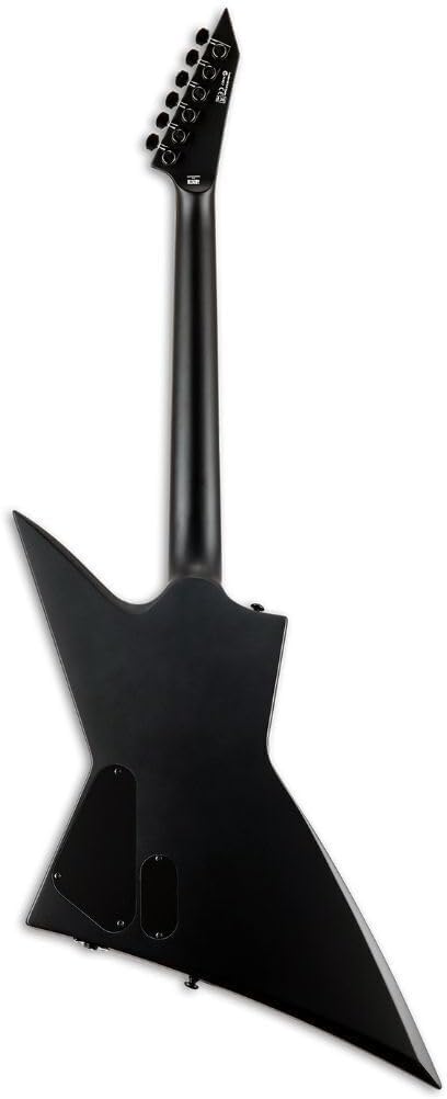 ESP جيتار كهربائي معدني أسود ساتين 6 أوتار LTD EX يمين LEXBKMBLKS - Image 2