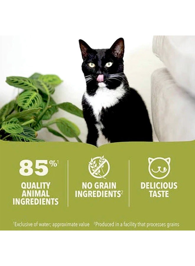 (أسنى) طعام القطط الفاخر من باتيه السلمون والدجاج - 85 جرام (عبوة من 24 قطعة) - Image 3