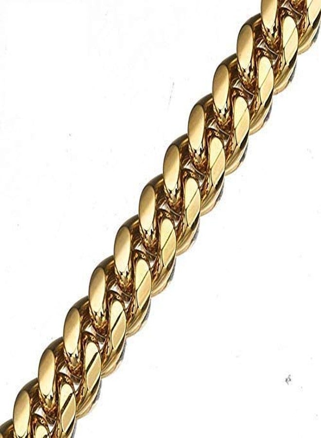 Pet Believe Brass Heavy Duty Diamond Cut Gold Cat Dog Choke Chain Training Dog Collar (Large: 24 Inch) Size12 No. - Image 4