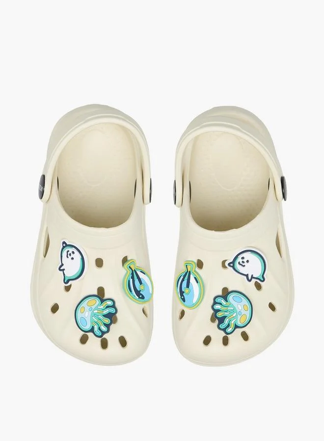 Aqua Boys Backstrap Clogs