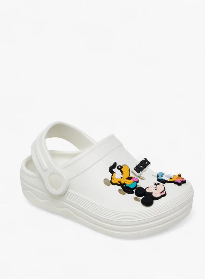 Disney Boys Mickey Mouse and Friends Backstrap Clogs