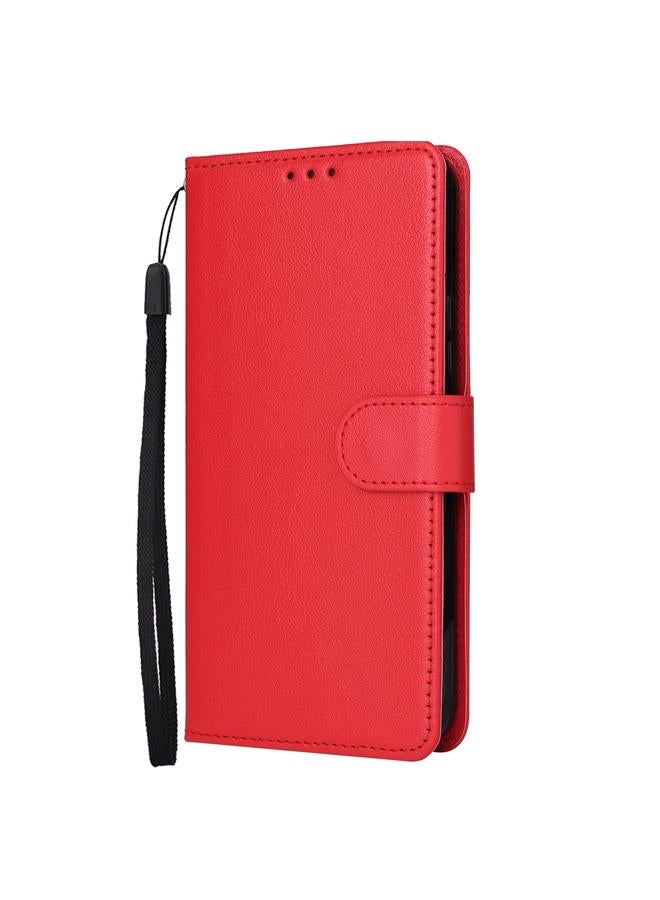 اس-توب جراب لهاتف Samsung Galaxy A54 مصنوع من الجلد متعدد الوظائف مزود بثلاث فتحات للبطاقات - Image 2