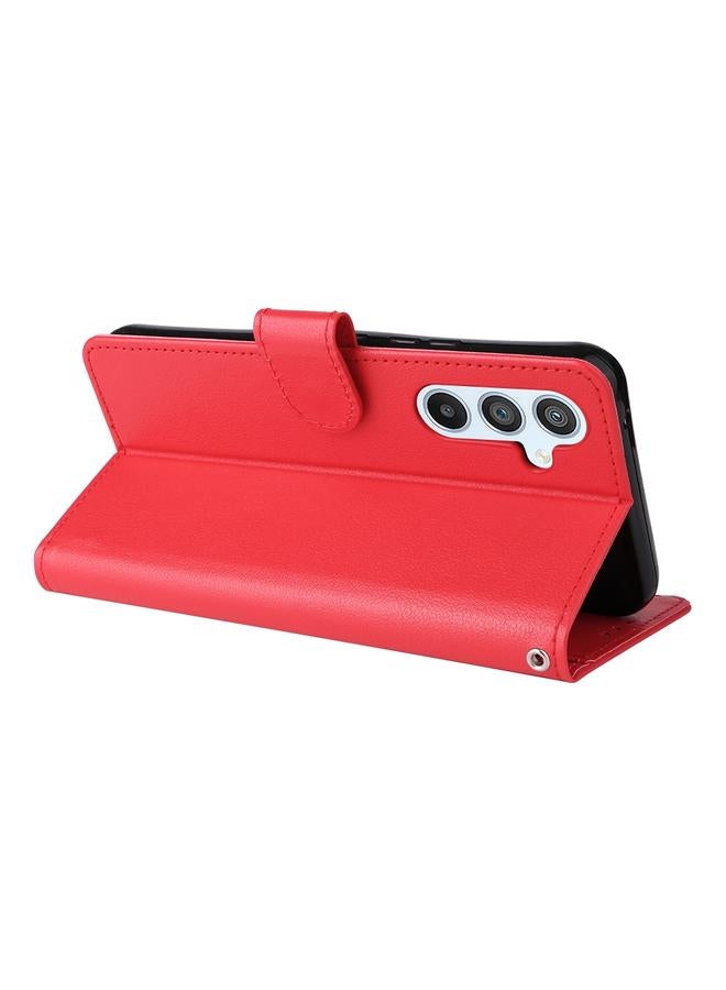 اس-توب جراب لهاتف Samsung Galaxy A54 مصنوع من الجلد متعدد الوظائف مزود بثلاث فتحات للبطاقات - Image 5