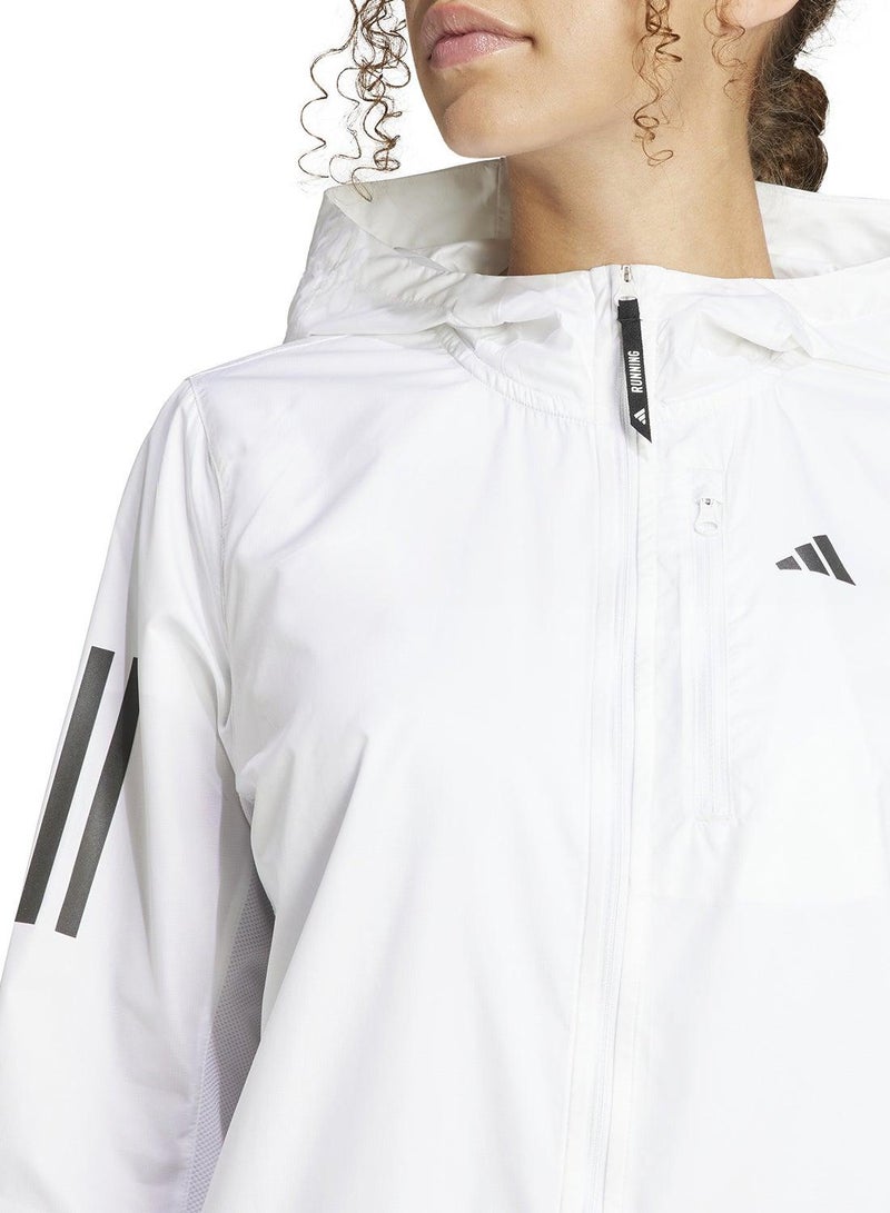 اديداس سترة جري بيضاء للنساء - Image 4