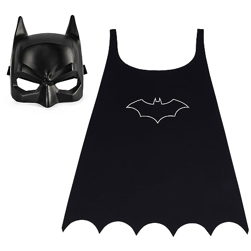 DC Comics BATMAN DC Comics, Cape and Mask Set, Super Hero Costume Accessories, Kids Roleplay for Boys and Girls Ages 4+ - Image 1