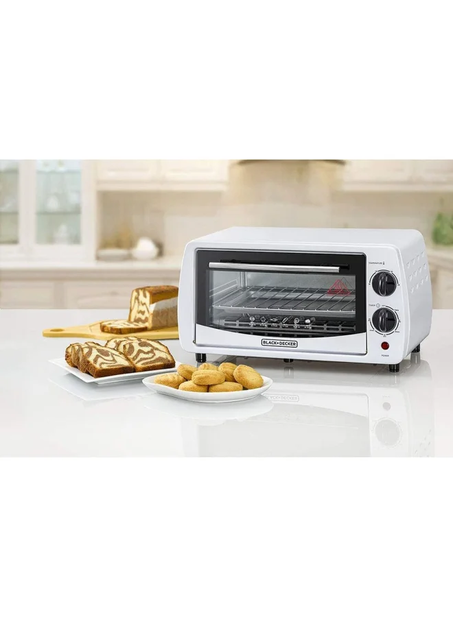 BLACK+DECKER Toaster Oven White 9 Liter TRO9DG-B5
