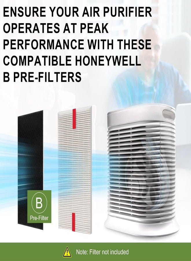Giokyi 2 Pack HRF-B1 Air Purifier Filter for Honeywell, Airborne Allergen Air Filter Targets, Wildfire/Smoke, Odors and VOCs - Image 5