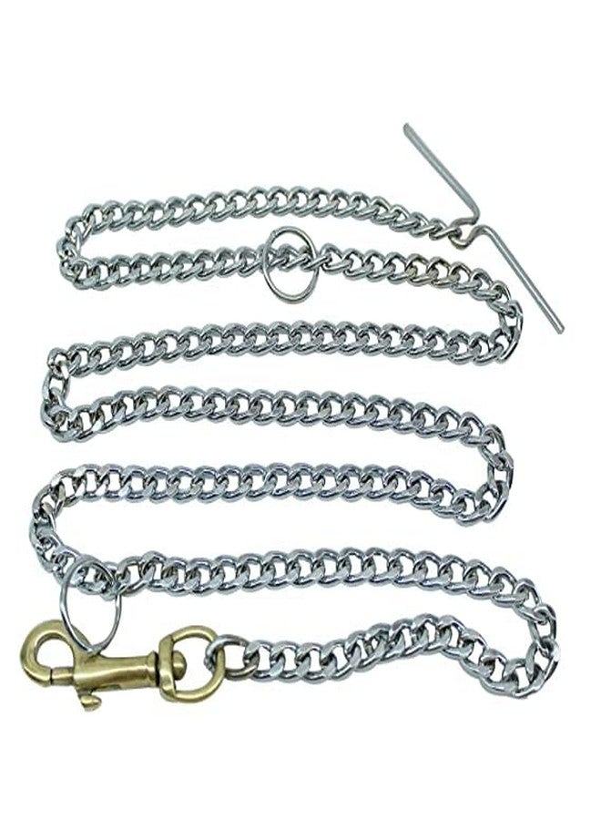 SUPER CHAIN Dog Chain Heavy Weight Dogs Leash Heavy Duty Dog Chain with Heavy Hook for Pets Dogs (Length 150 Cm) (Large) - Image 1