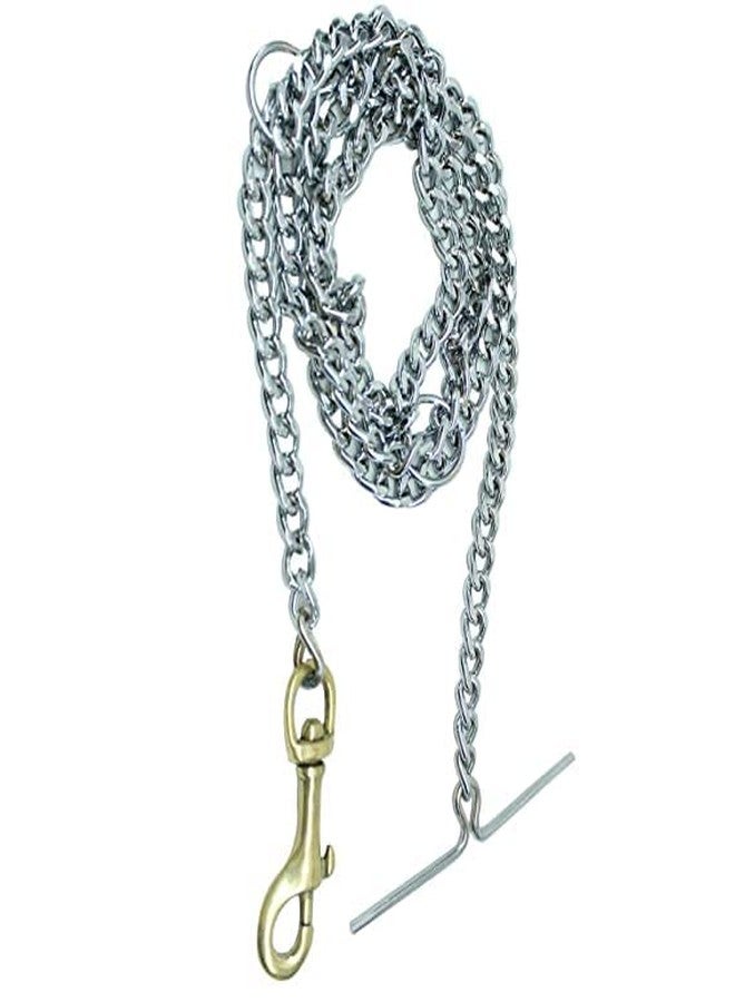 SUPER CHAIN Dog Chain Heavy Weight Dogs Leash Heavy Duty Dog Chain with Heavy Hook for Pets Dogs (Length 150 Cm) (Large) - Image 2