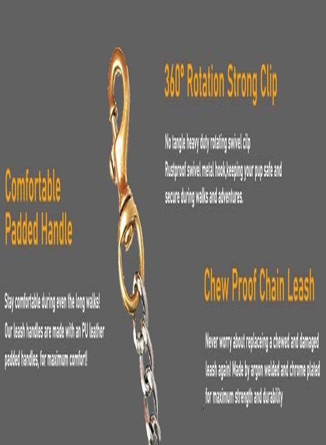 SUPER CHAIN Dog Chain Heavy Weight Dogs Leash Heavy Duty Dog Chain with Heavy Hook for Pets Dogs (Length 150 Cm) (Large) - Image 5