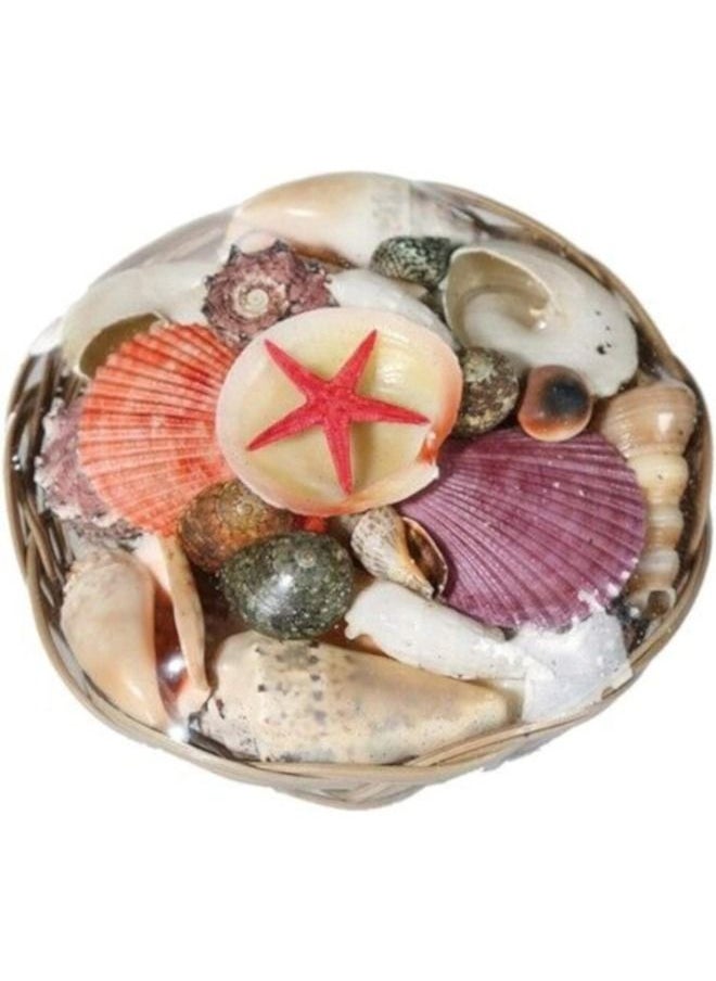 Graffiti Resin - Decorative Seashells Basket - Image 1