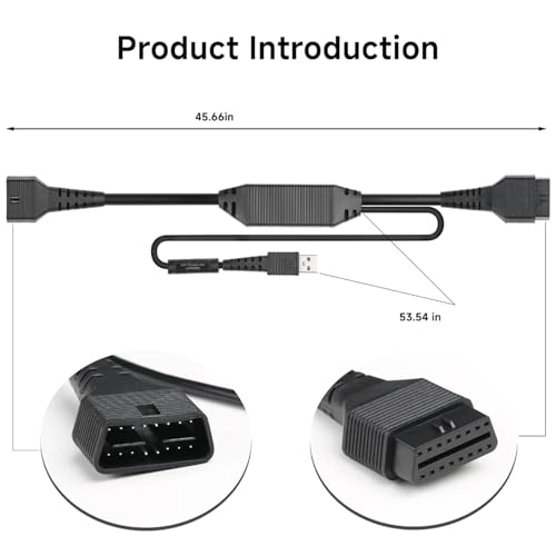 LAUNCH X-431 DoIP Connector Adapter Code Reader 16pin DoIP Cable Car Diagnostic OBD2 Scanner for X-431 DoIP DBScar VII DBScar 7 - Image 3