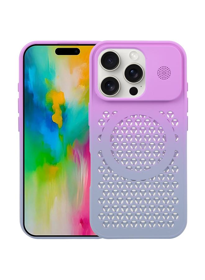 اس-توب جراب لهاتف iPhone 16 Pro Max بلون متدرج وغطاء هاتف MagSafe للعلاج بالروائح العطرية من Honeycomb - Image 1