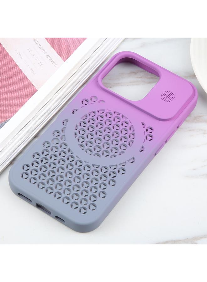 اس-توب جراب لهاتف iPhone 16 Pro Max بلون متدرج وغطاء هاتف MagSafe للعلاج بالروائح العطرية من Honeycomb - Image 2